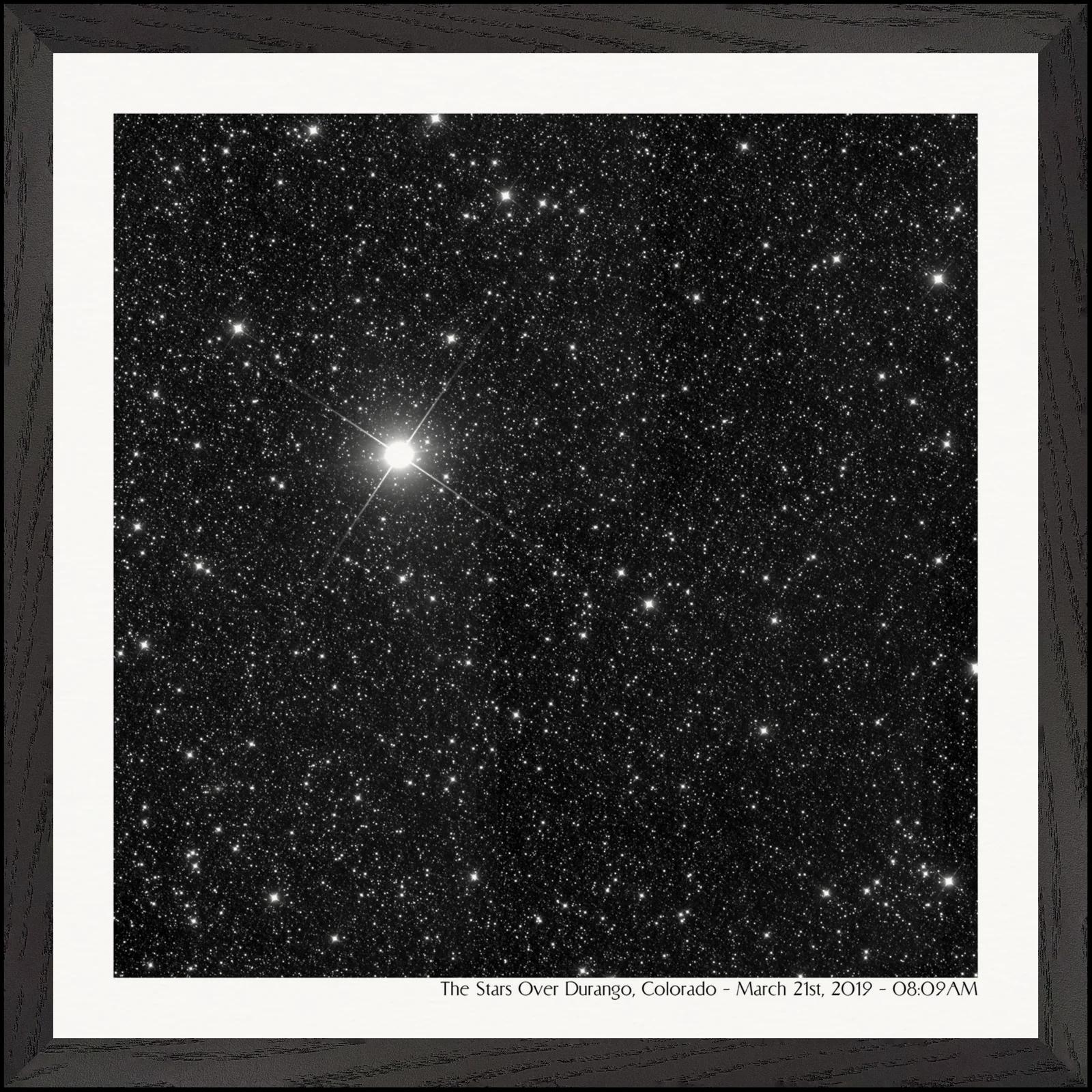 Compact Star Map — 16x16 — perfect for a gift