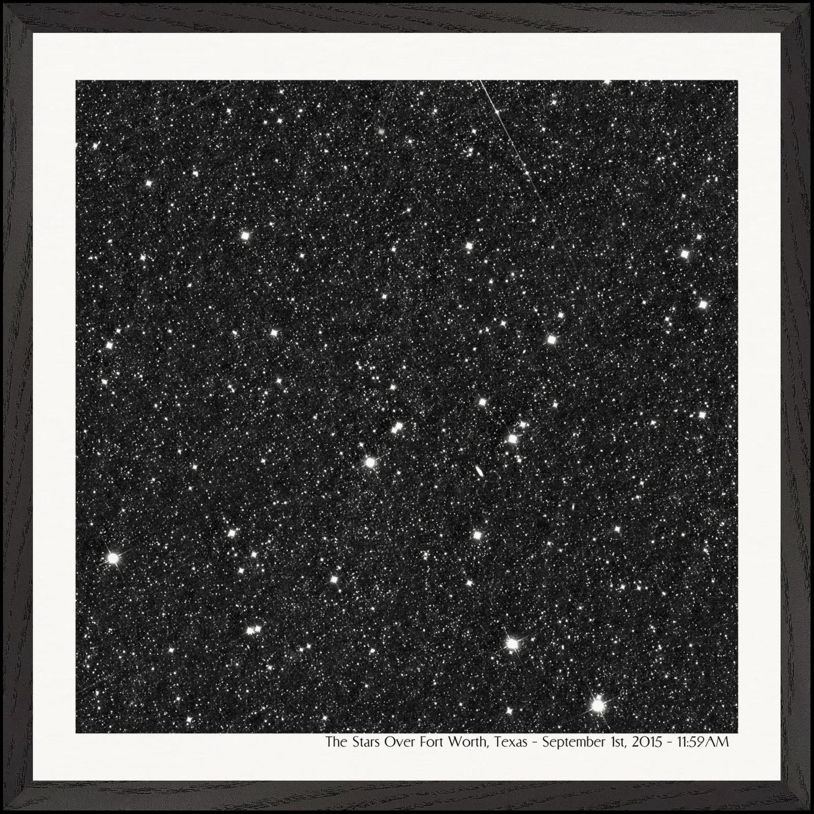 Star Field Render — 20x20 print — generated from real NASA WISE data