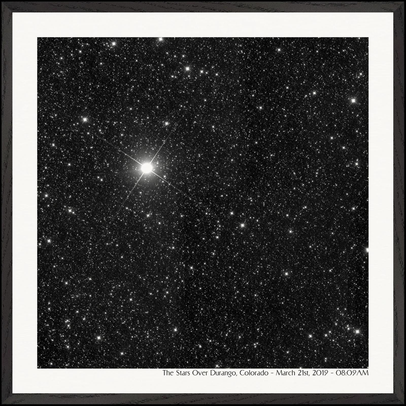 Large Format Star Map — 28x28 statement piece