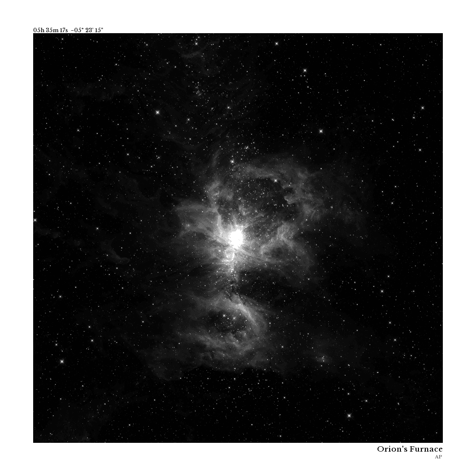 Orion's Furnace — limited edition celestial print